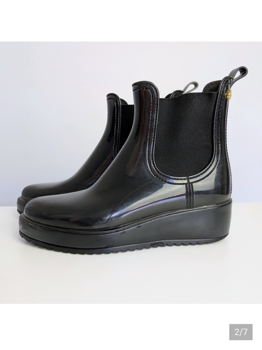 Women’s platform Lemon Jelly rain boots